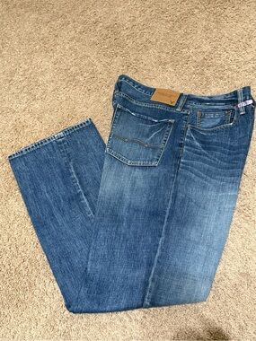 American Eagle Outfitters Men's Bootcut Blue Denim Jeans